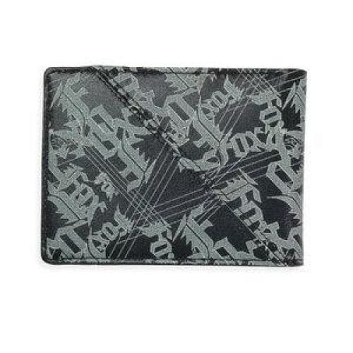 FOX M-E-ACCESSORIES SLIPSTREAM LEATHER WALLET BLACK