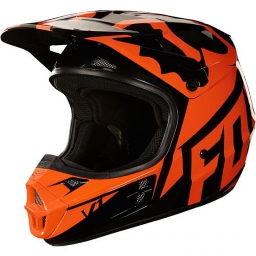 FOX V1 RACE HELMET ORANGE