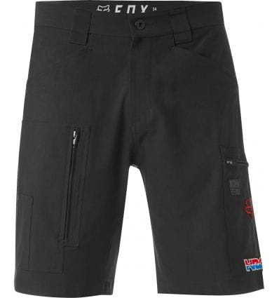 FOX HRC REDPLATE TECH CARGO SHORT [BLK]