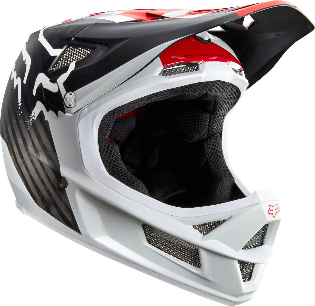 FOX MTB-HELMET RAMPAGE PRO CARBON HELMET WHITE