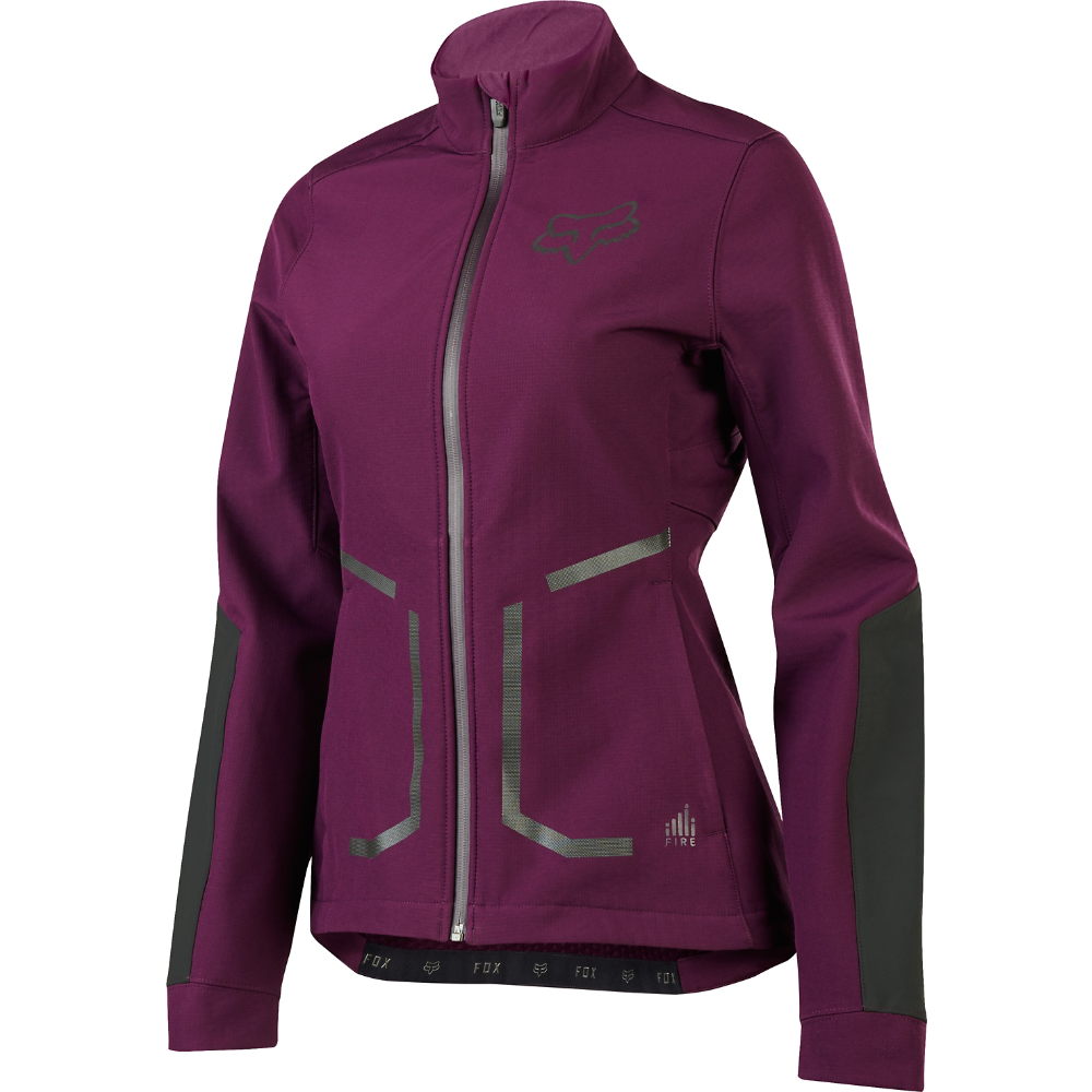 FOX WOMENS ATTACK FIRE SOFTSHELL [PLM]