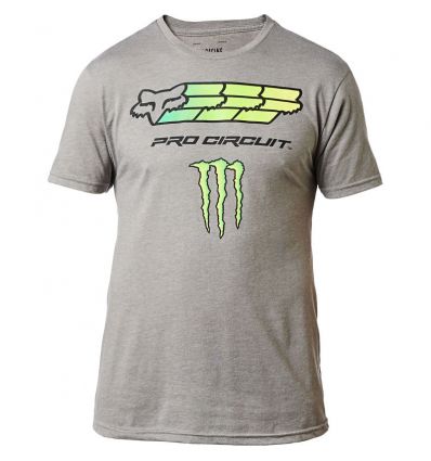 FOX FOX MONSTER PC PREM TEE [HTR GRAPH]