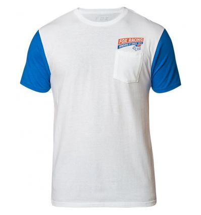 FOX SENDING IT SS PREMIUM TEE [WHT/BLU]