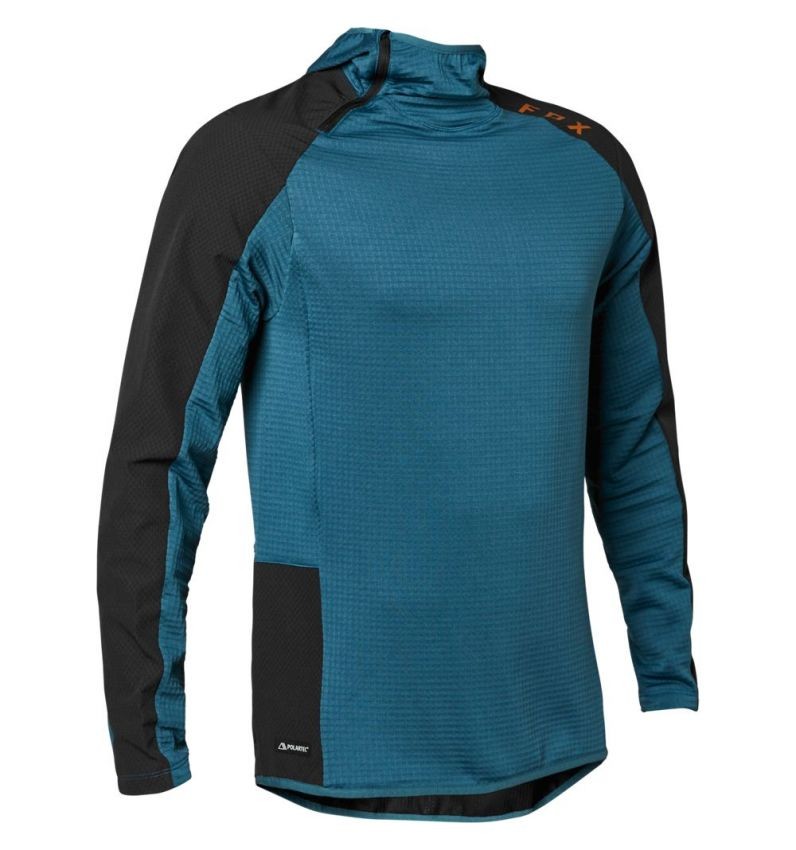 FOX DEFEND THERMO HOODIE [SLT BLU]