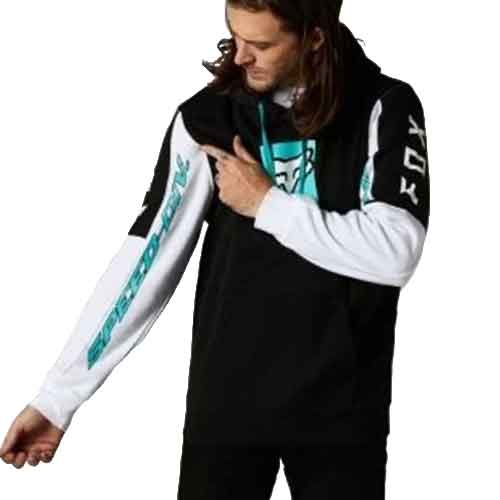 FOX DIER PULLOVER FLEECE [BLK]