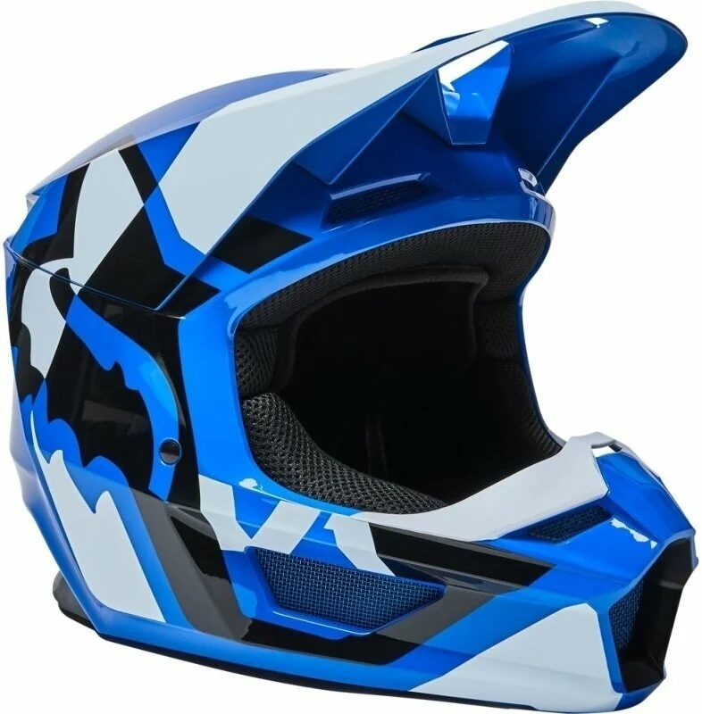 FOX V1 LUX HELMET, ECE [BLU]
