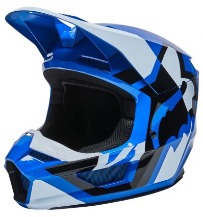 FOX V1 LUX HELMET, ECE [BLU]