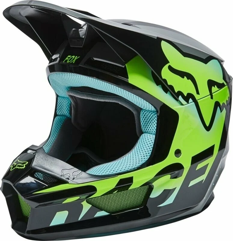FOX V1 TRICE HELMET, ECE [TEAL]