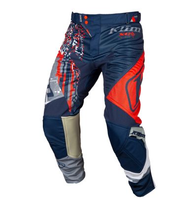 KLIM XC Lite Pant Youth 24 Digital Chaos Red