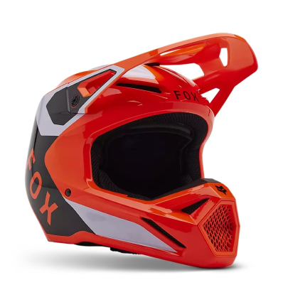 FOX YTH V1 LEAN HELMET [FLO ORG]