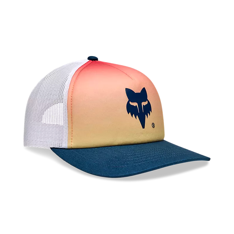 W ELEVATED TRUCKER HAT [BLD ORG]