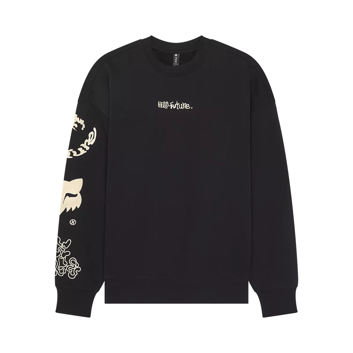 HELLO FUTURE OVERSIZED FLC CREW [BLK]