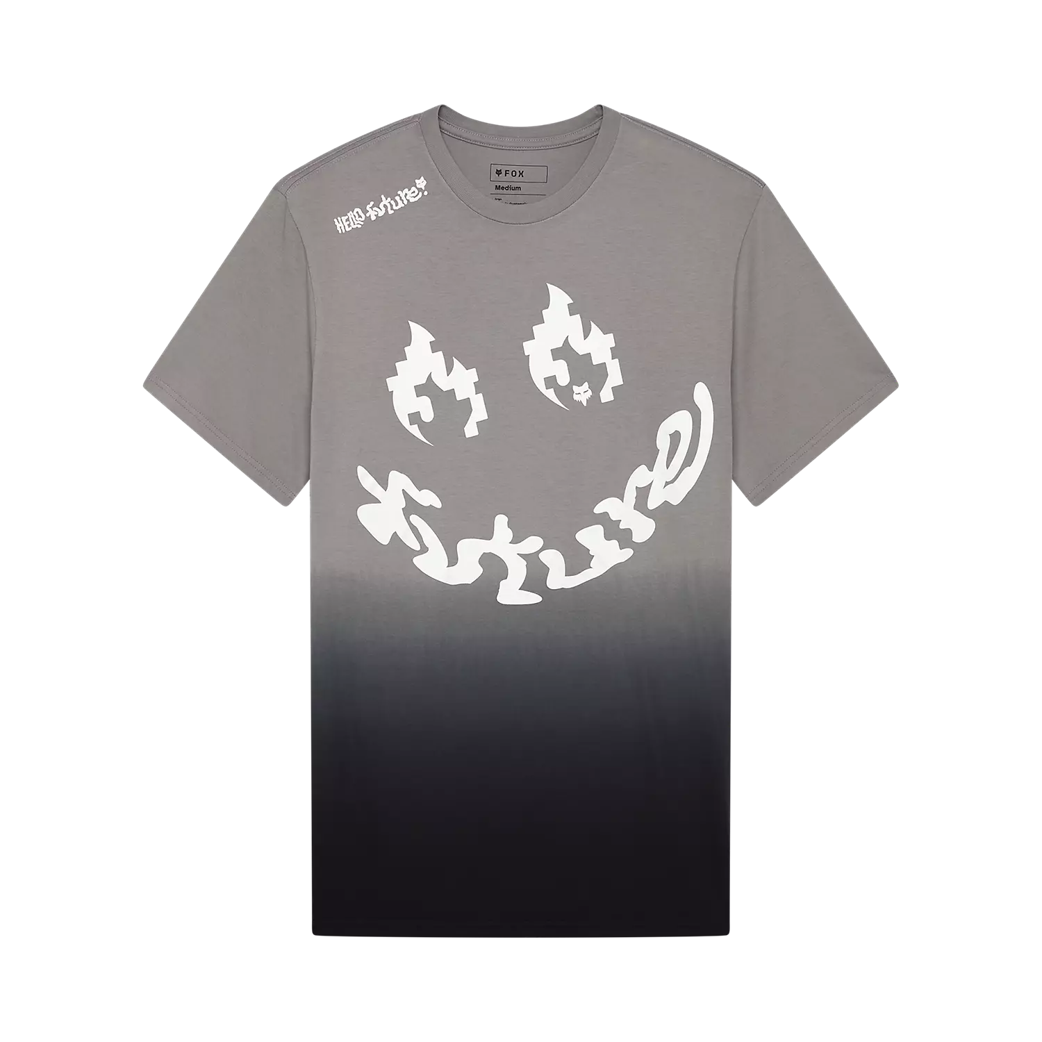 HELLO FOX SS PREM TEE [STL GRY]