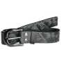 FOX M-E-ACCESSORIES SLIPSTREAM LEATHER BELT BLACK