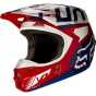 FOX MX-HELMET V1 FALCON HELMET ECE RED/WHITE