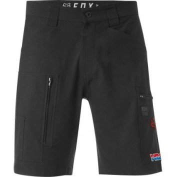 FOX HRC REDPLATE TECH CARGO SHORT [BLK]