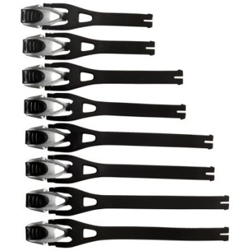 FOX COMP5/5Y/3Y BUCKL/STRAP KIT8PC [BLK]