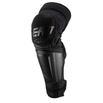LEATT KNEE & SHIN GUARD 3DF HYBRID EXT BLACK