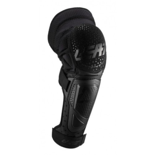 LEATT KNEE & SHIN GUARD 3DF HYBRID EXT BLACK
