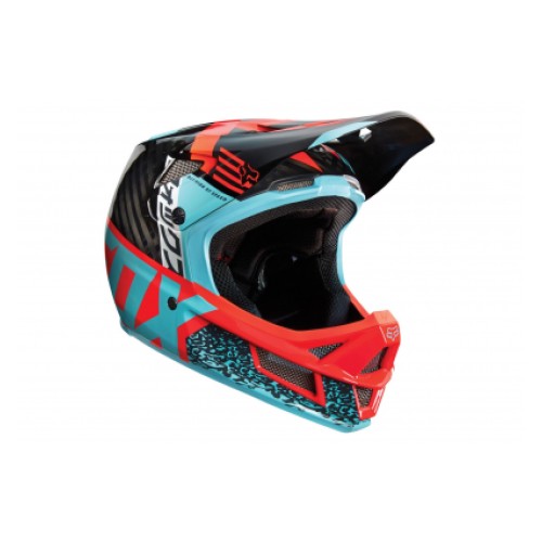 FOX MTB-HELMET RAMPAGE PRO CARBON HELMET AQUA
