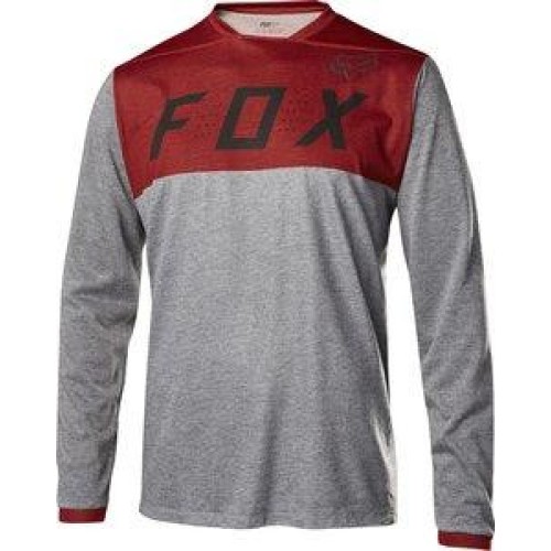 FOX MTB-JERSEY INDICATOR LS JERSEY HEATHER RED