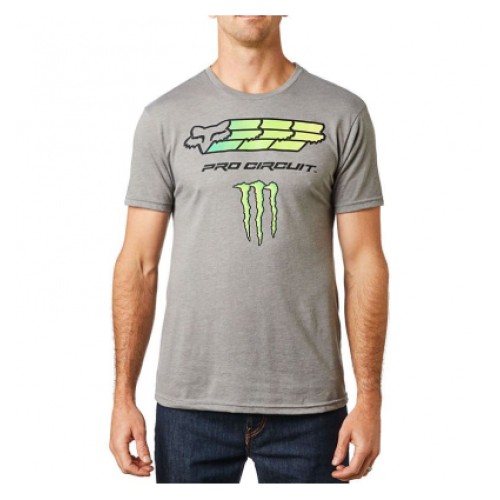 FOX FOX MONSTER PC PREM TEE [HTR GRAPH]