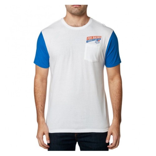 FOX SENDING IT SS PREMIUM TEE [WHT/BLU]