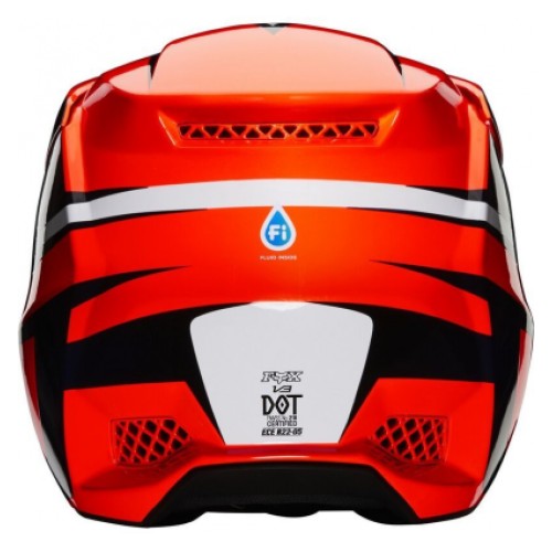 FOX V3 IDOL HELMET, ECE [ORG/BLU]