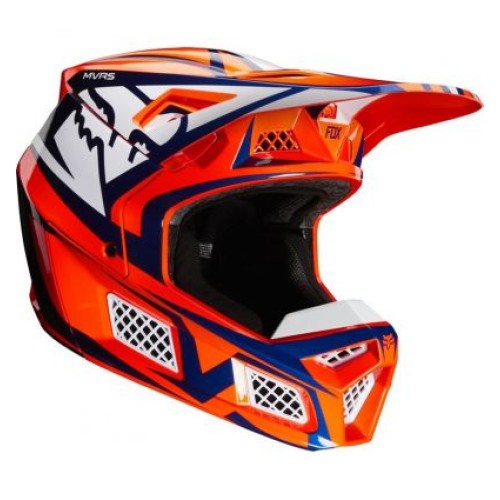 FOX V3 IDOL HELMET, ECE [ORG/BLU]