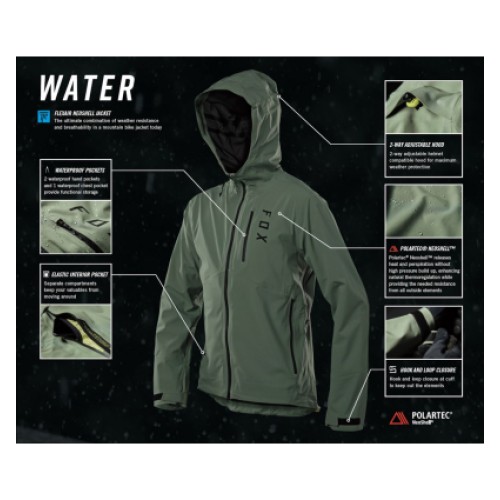 FOX FLEXAIR NEOSHELL® WATER JACKET [PNE]