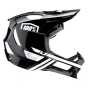 100% Trajecta Helmet W Fidlock Black/White