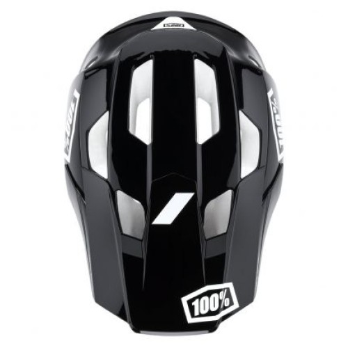 100% Trajecta Helmet W Fidlock Black/White