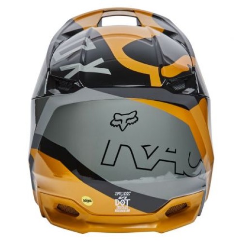 FOX V1 SKEW HELMET, ECE [BLK/GLD]