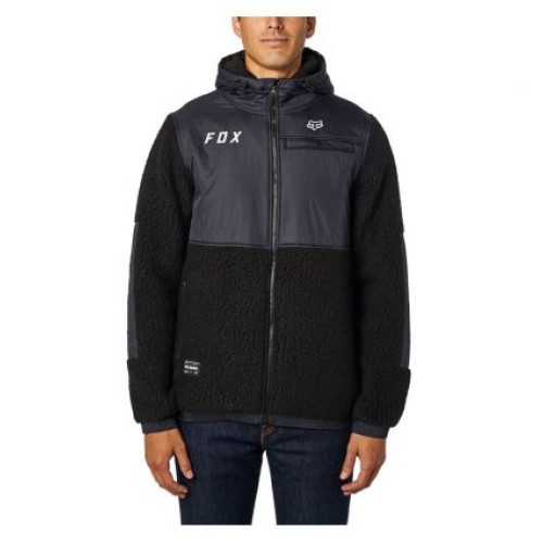 FOX DAYTON ZIP FLEECE [BLK]