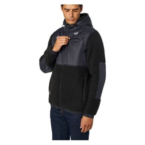 FOX DAYTON ZIP FLEECE [BLK]