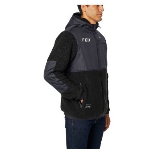 FOX DAYTON ZIP FLEECE [BLK]