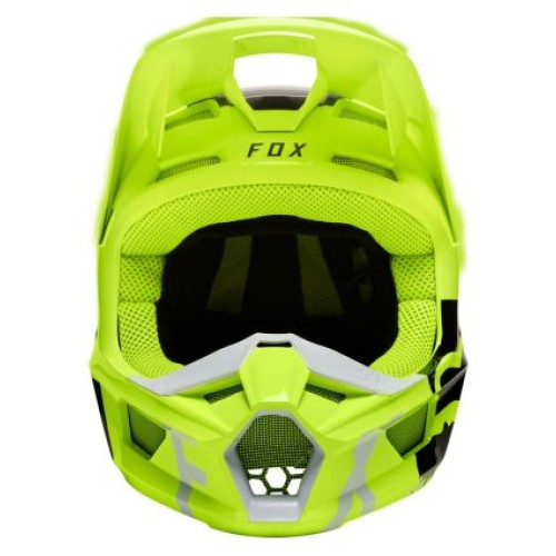 FOX V1 SKEW HELMET, ECE [FLO YLW]