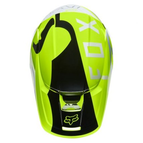 FOX V1 SKEW HELMET, ECE [FLO YLW]