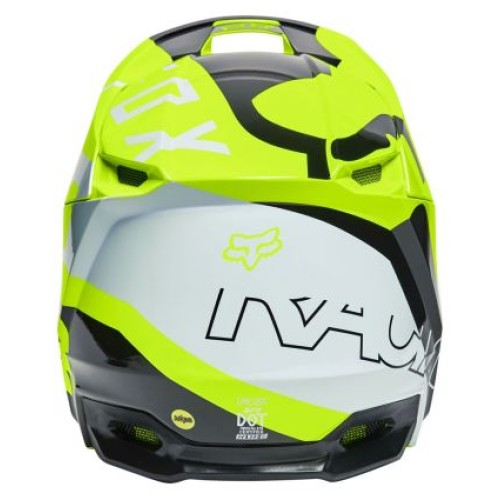 FOX V1 SKEW HELMET, ECE [FLO YLW]