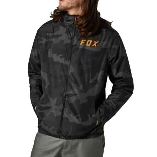 FOX CLEAN UP CAMO WINDBREAKER JKT [BLK CAM]