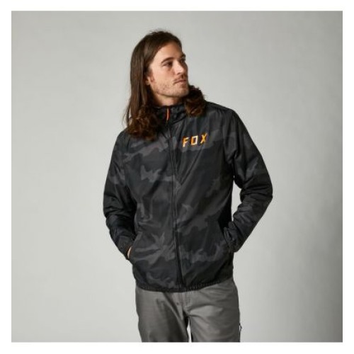 FOX CLEAN UP CAMO WINDBREAKER JKT [BLK CAM]