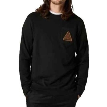 FOX SHINBONE CREW FLEECE [BLK]