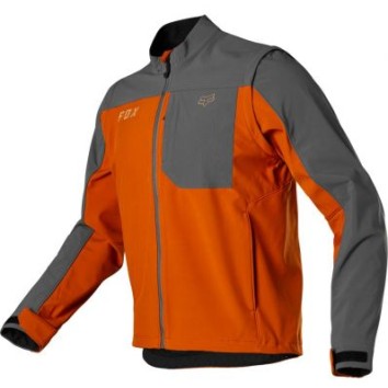 FOX LEGION SOFTSHELL JACKET [BRNT ORG]