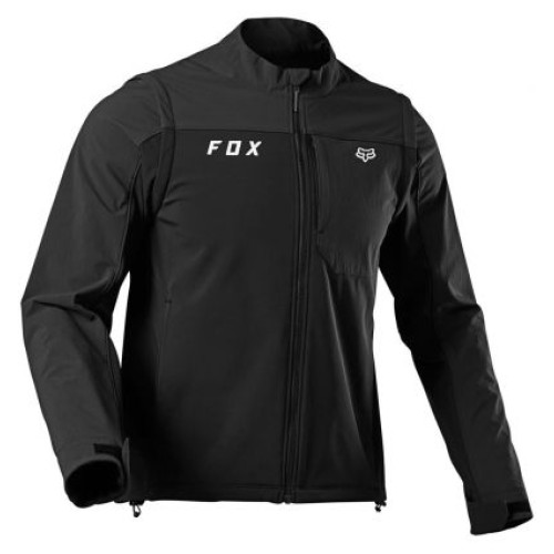 FOX LEGION SOFTSHELL JACKET BLACK [BLK/SLV]