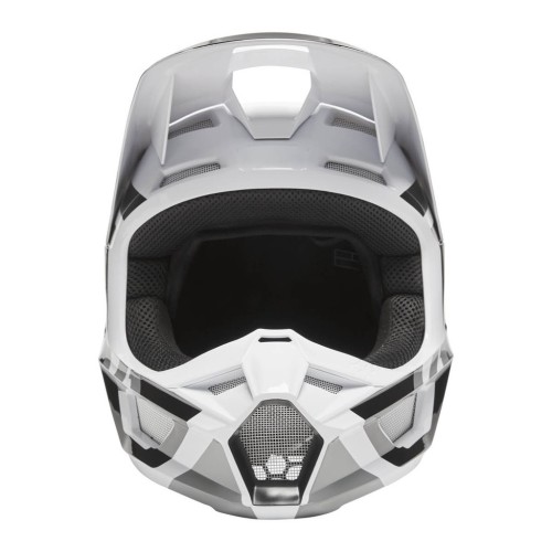 FOX V1 LUX HELMET, ECE [BLK/WHT]