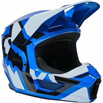 FOX V1 LUX HELMET, ECE [BLU]