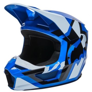 FOX V1 LUX HELMET, ECE [BLU]