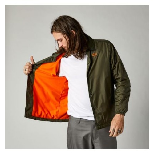 FOX HERO DIRT COACHES JACKET [FAT GRN]