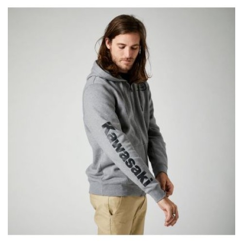 FOX KAWI ZIP FLEECE [HTR GRAPH]
