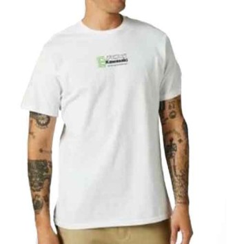 FOX KAWASAKI PREMIUM TEE WHT